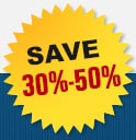 save up to 50%