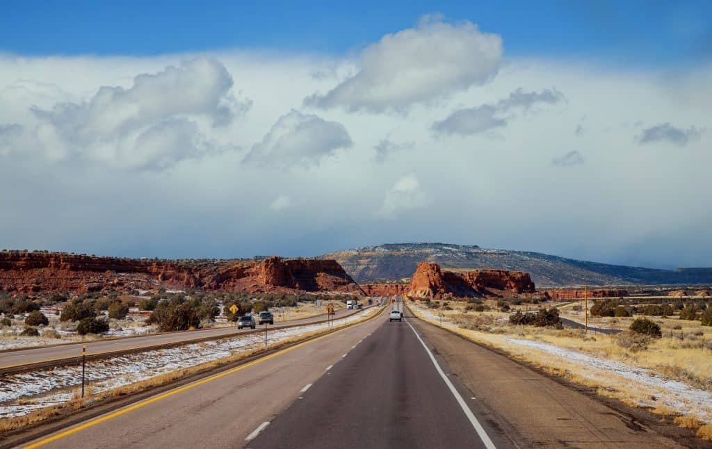 Utah to New Mexico