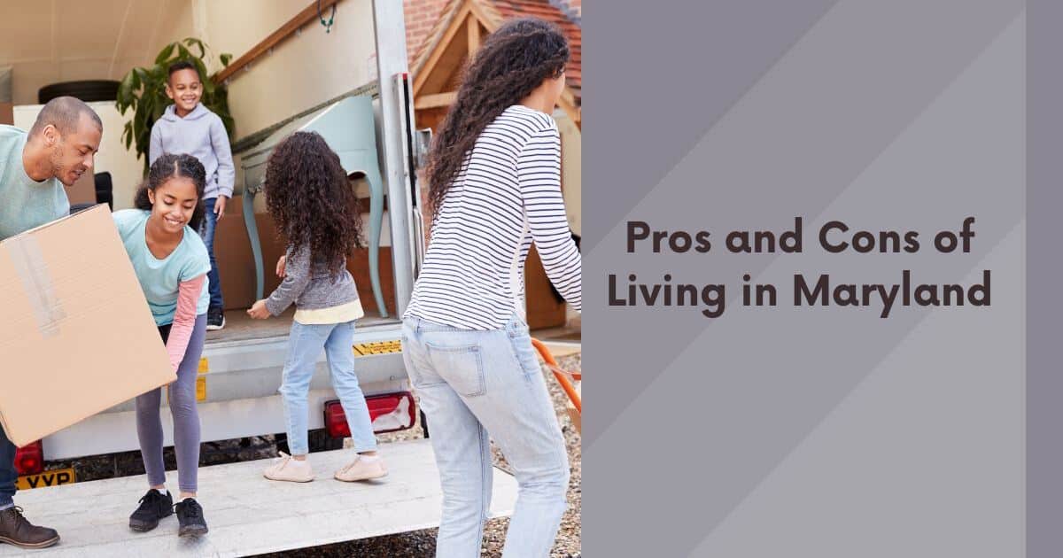pros and cons of living in Maryland